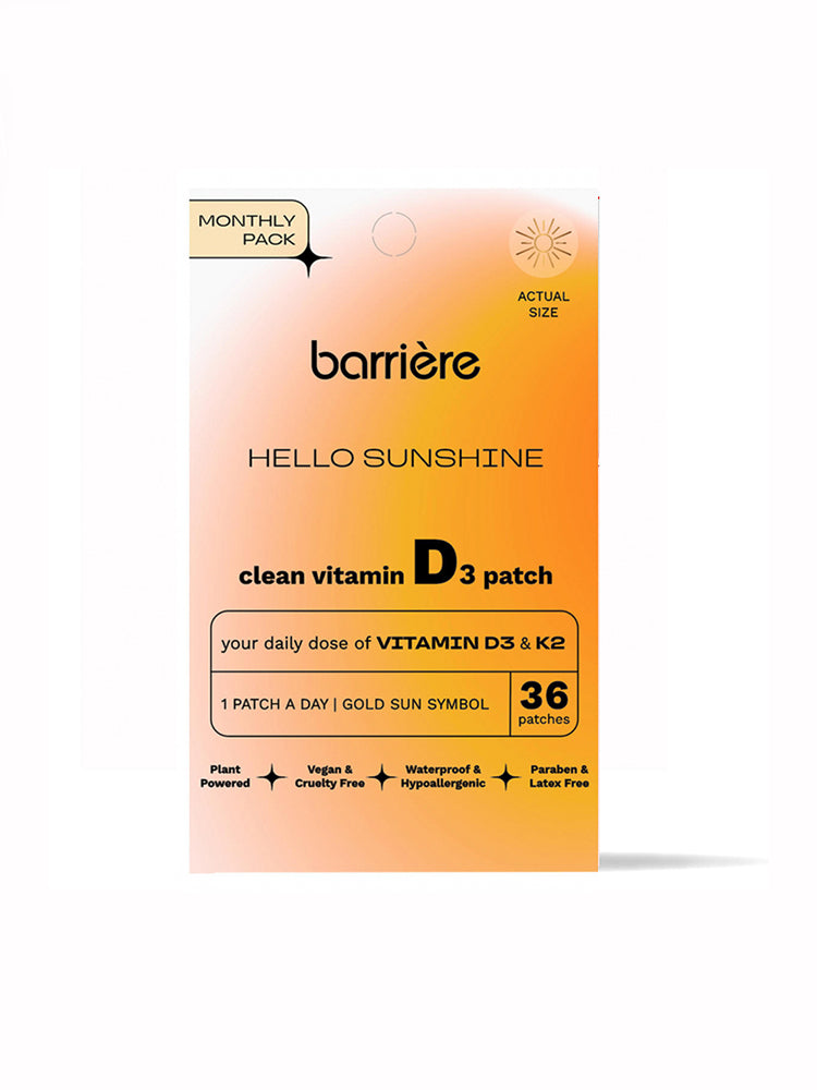 BARRIÈRE - Hello Sunshine Clean Vitamin D3 Patch | 36 Stk