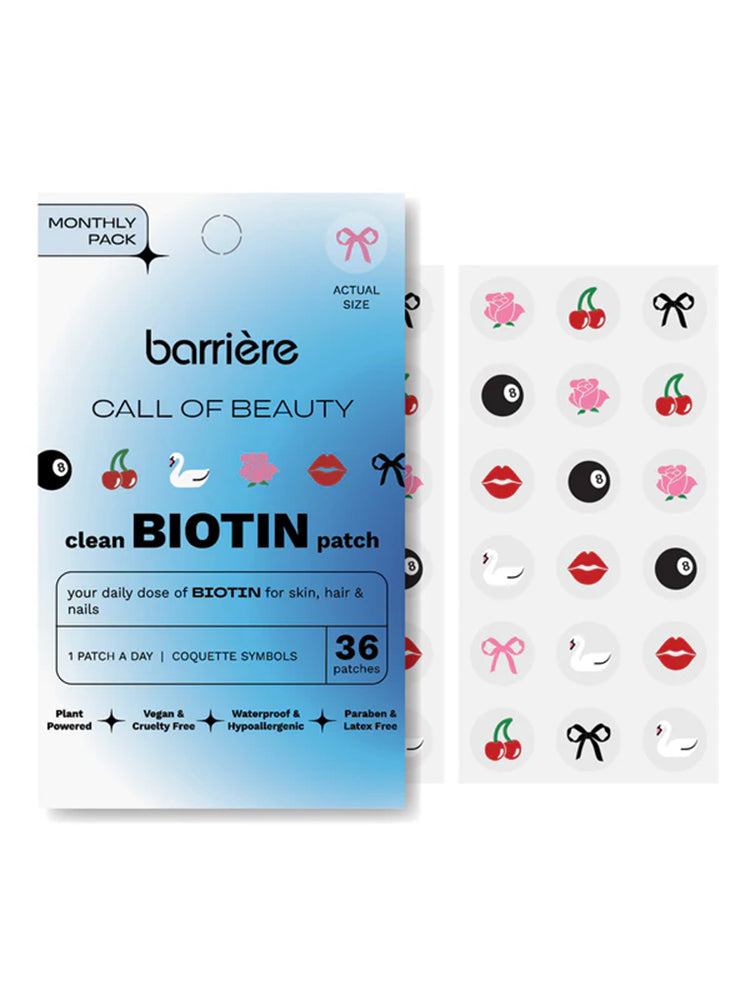 BARRIÈRE - CALL OF BEAUTY BIOTIN PATCH 36PK - COQUETTE SYMBOLS