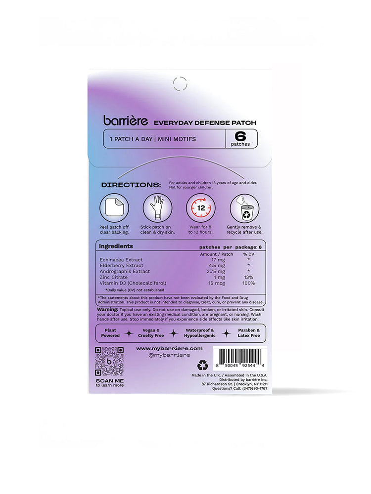BARRIÈRE - Everyday Defense Vitamin Patch