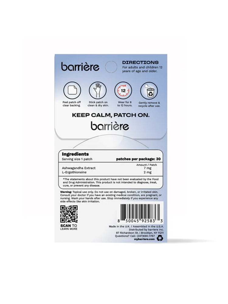 BARRIÈRE - Every Day Calm Support Patch | 30PK- MANTRAS SYMBOLS