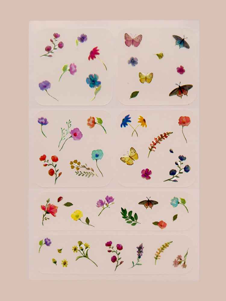 BARRIÈRE - Skin Support Patch Wildflowers | 1 Folienkleber mit 6 Patches