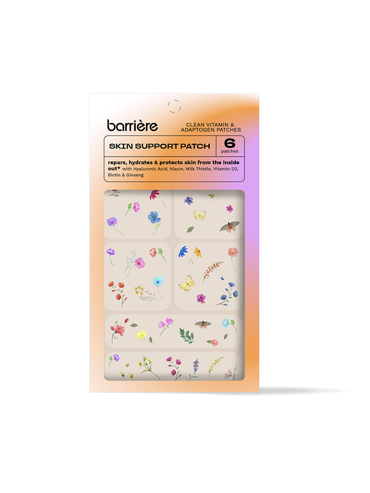 BARRIÈRE - Skin Support Patch Wildflowers | 1 Folienkleber mit 6 Patches