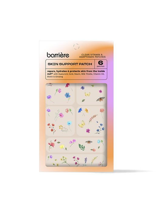 BARRIÈRE - Skin Support Patch Wildflowers | 1 Folienkleber mit 6 Patches